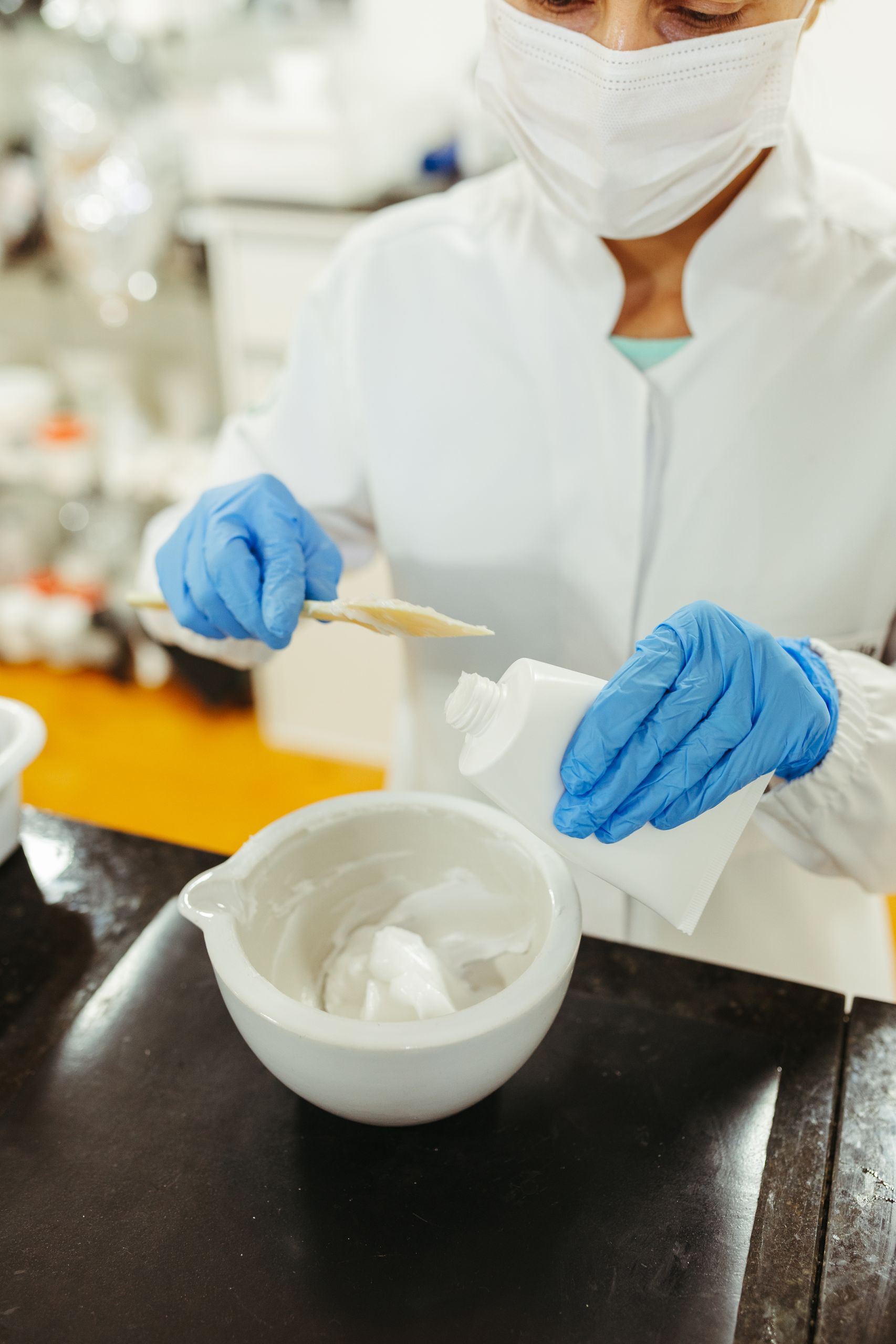 Herstellung kosmetischer Produkte im Labor