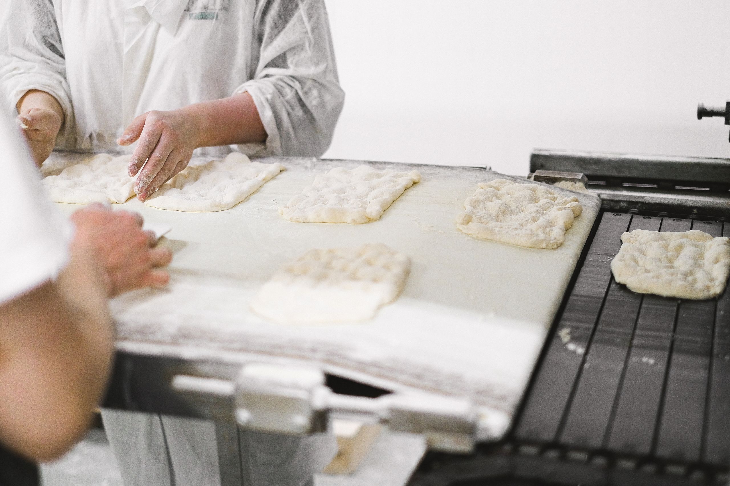 Lebensmittelproduktion mit Verarbeitung von Teigwaren