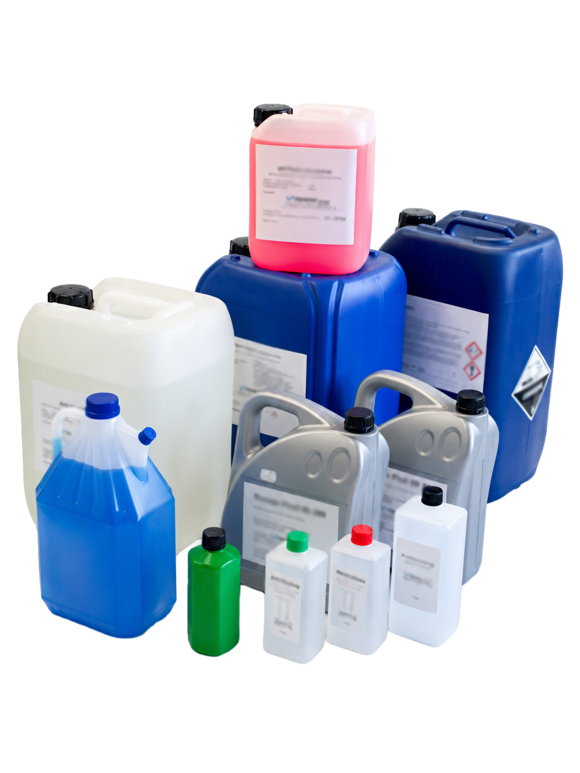 Sammlung von Chemie- und Betriebsstoffen